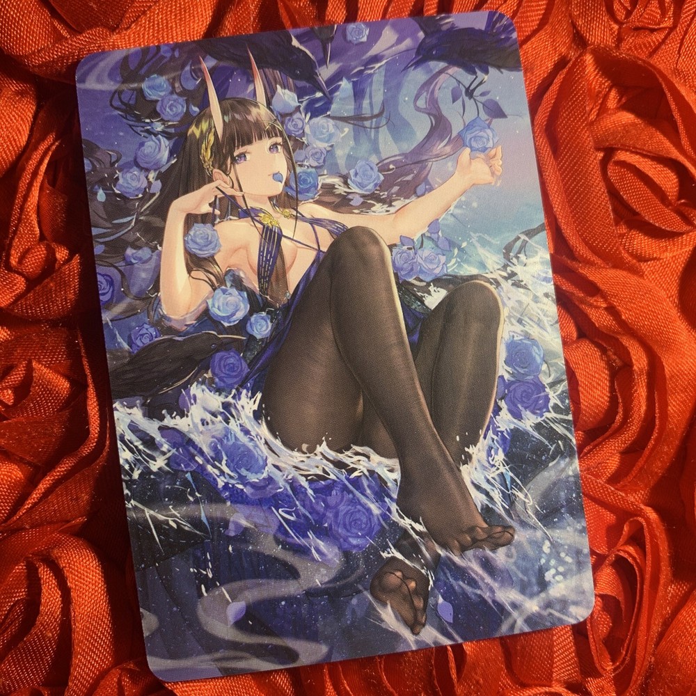 Noshiro Azur Lane Goddess Story Anime Girl Double Side Card Water