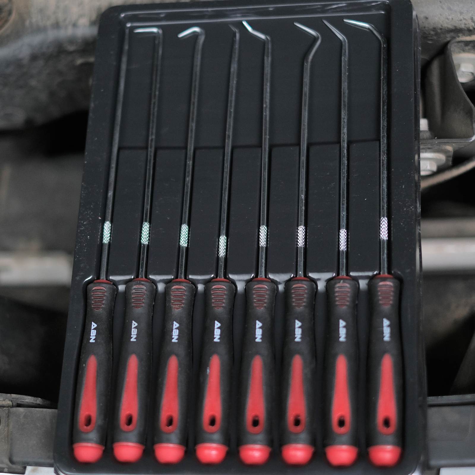 ABN Hook and Pick Set 8 Pc Metal Pick Tool Set, 9” Inch Mechanic