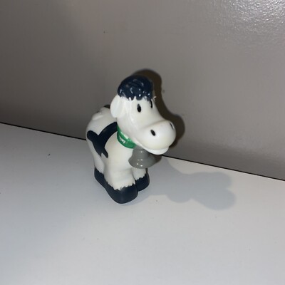 preschool farm animals cow white gray