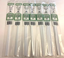 Evergreen Styrene Plastic .060" Rectangle Strip Assortment 66 pieces 14" 7 pks