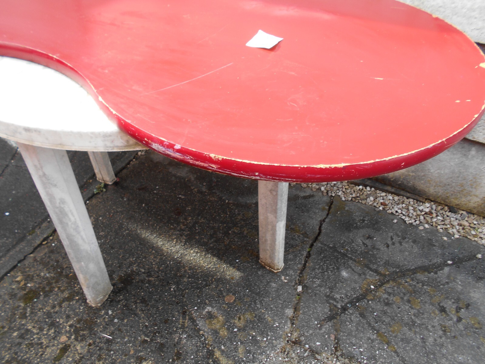 IKEA RED TABLE TOP (NO LEGS) 150 LONG X 75 WIDE X 30mm THICK (CM) eBay