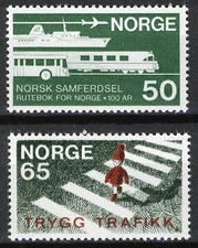 Norway 1969, Traffic, Transport MNH Sc 531-32