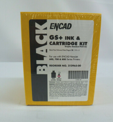 ENCAD Kodak GS+ Ink & Cartridge Kit Black Novajet 600 700 800 Printers