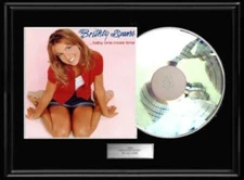 BRITNEY SPEARS BABY ONE MORE TIME WHITE GOLD SILVER PLATINUM RECORD LP RARE