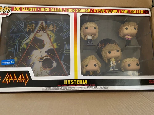 Funko Pop! Album Deluxe: Def Leppard - Hysteria Phil Collen Steve Clark Rick Joe