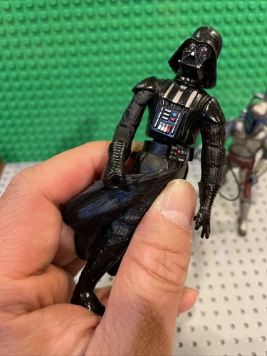 Star Wars Rocket Firing Jango Fett  And Vader 2001 3.75" Hasbro Figures - Afbeelding 4 van 11