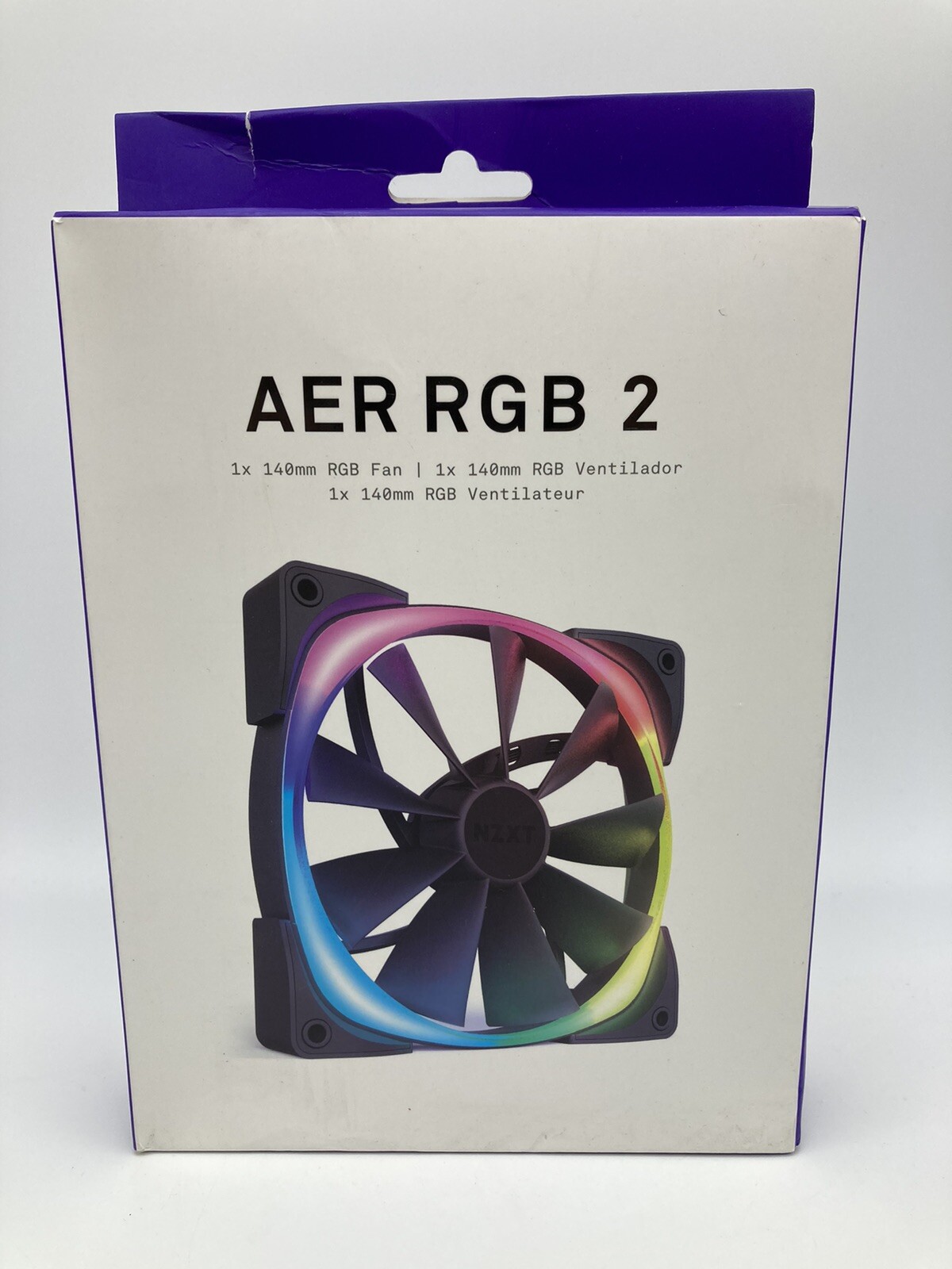 NZXT AER LED RGB 2 140mm Computer Fan 