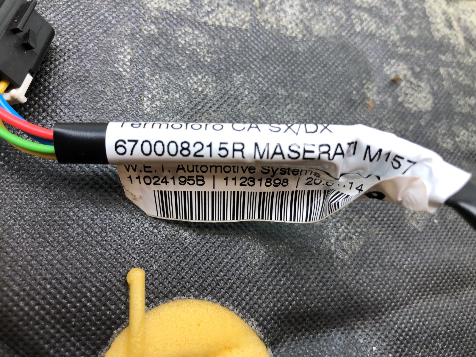 2014-2019 MASERATI GHIBLI S LEFT DRIVER FRONT SEAT LOWER CUSHION OEM.