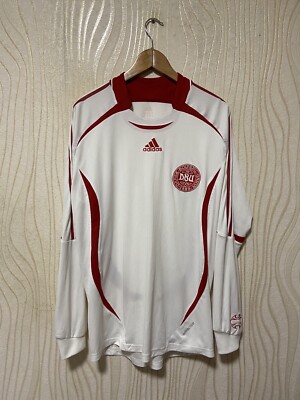 Maillot Extérieur Danemark 2006/07 - Adidas Taille XL - Porté Match - #13