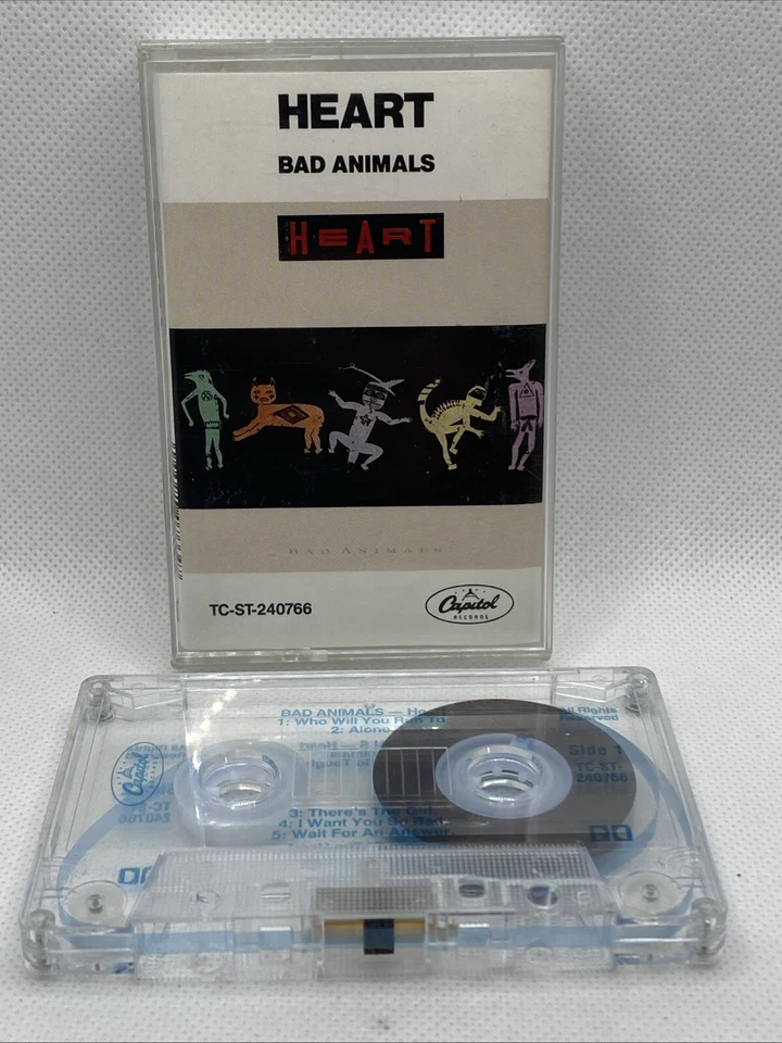 Vintage Cassette - HEART : WILD ANIMALS - Image 4 of 4