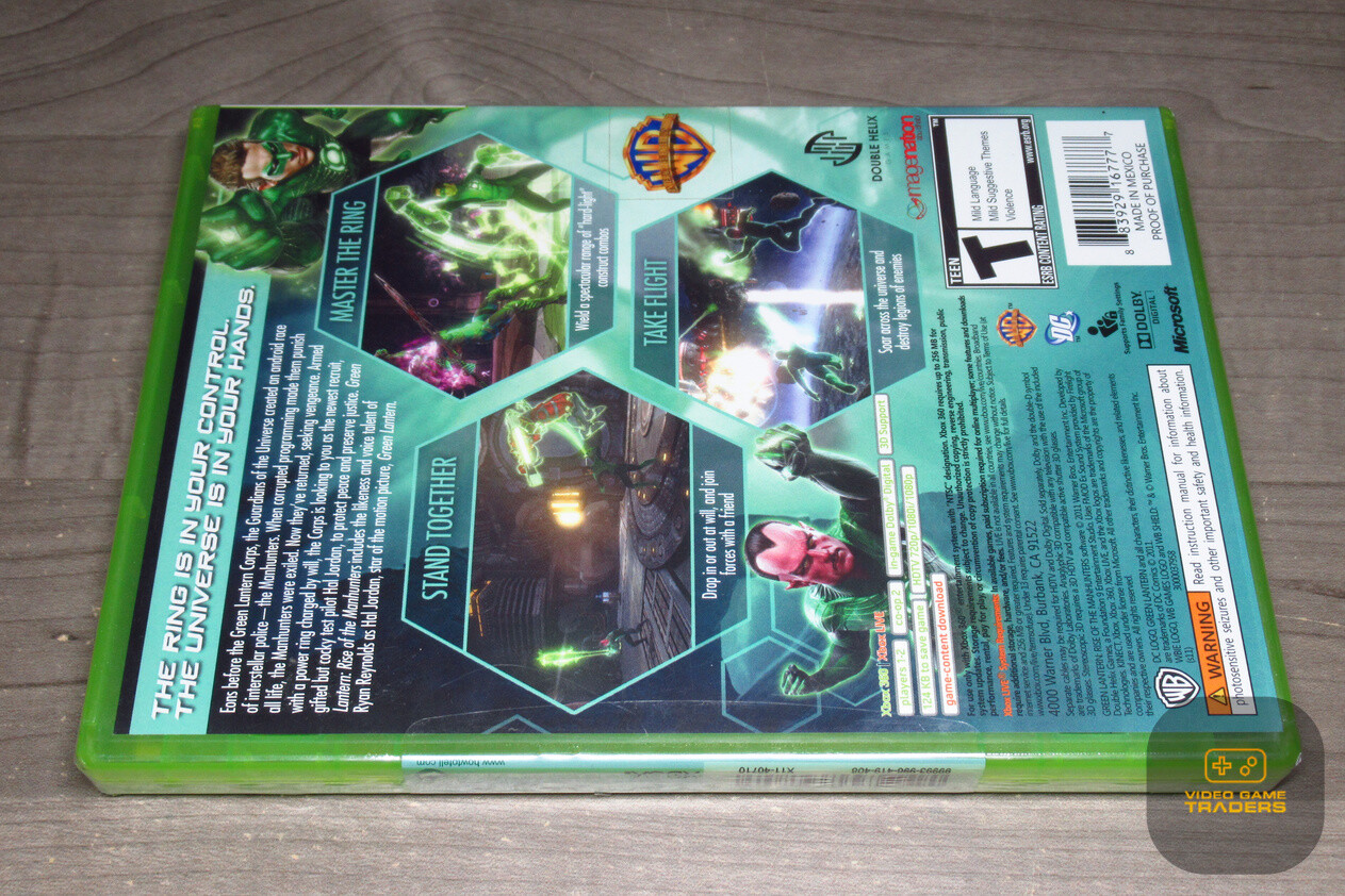 Green Lantern: Rise of the Manhunters (Microsoft Xbox 360, 2011) for sale  online | eBay
