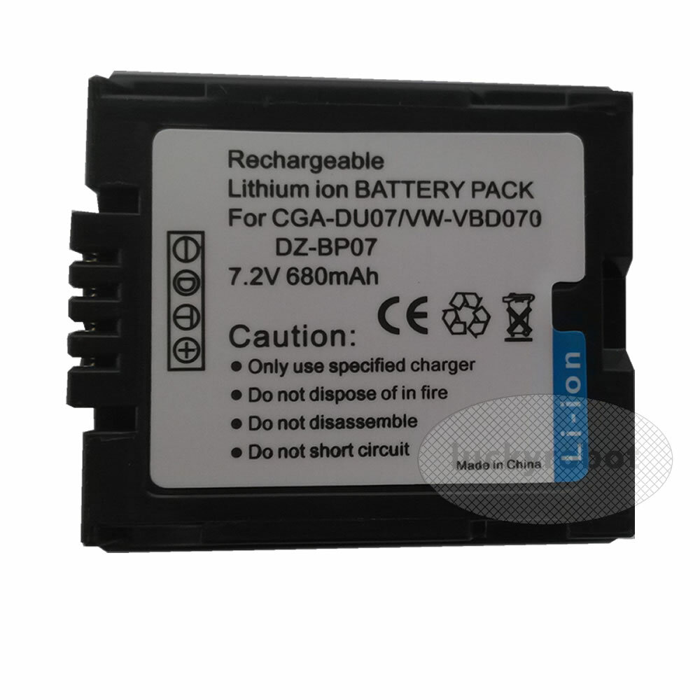 Battery PACK for DZ-BPO7PW HITACHI DZ-HS300A DZ-MV550A Digital