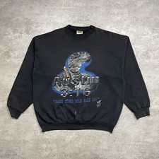 VTG 90s WWF WWF STONE COLD STEVE AUSTIN 3:16 SWEATSHIRT SIZE XL BLACK TULTEX