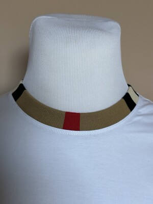 BURBERRY T-shirt 8078115 cotton White mens #M for sale online | eBay