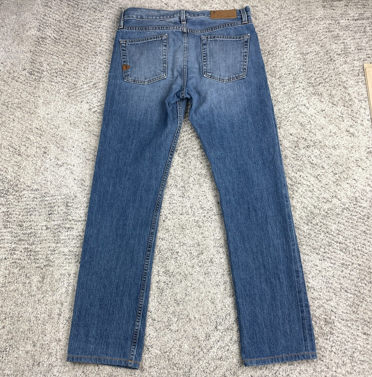 Jacob Davis Jeans Mens 30 31x31 Selvedge Denim Redline Slim