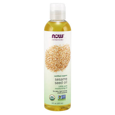 NOW FOODS Sesame Seed Oil Organic 8 fl oz