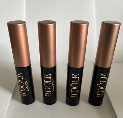 4 x Lancome IDOLE Lash Lifting Volumizing Mascara 0.08 oz 2.5mL Glossy Black