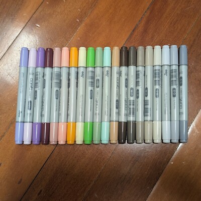 Copic Ciao 20 Individual Marker Pens & Alcohol Markers - Used