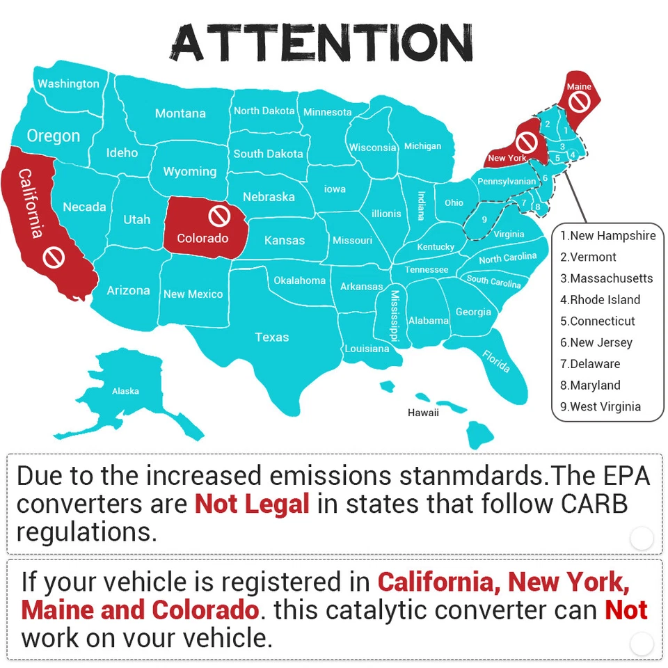 For Toyota Sienna 3.5L Both Manifold Catalytic Converters 2011 TO 2015 FWD ONLY Foto 3 de 4