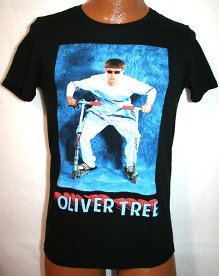 OLIVER TREE Double Razor Kick Scooters Concert Tour T-SHIRT S Indie Rock Pop