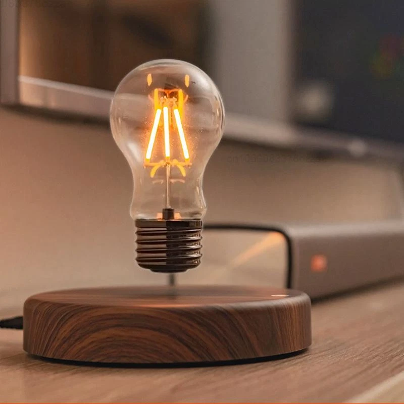 Floating edison bulb outlet