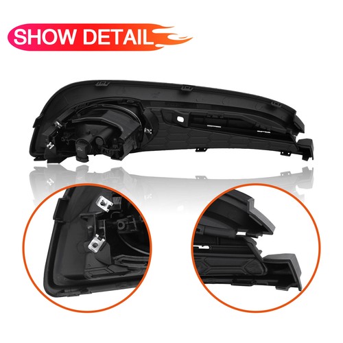 For 2013-2015 Honda Civic 4Dr Sedan Front Fog Lights Lamps+Covers w/Switch - Picture 6 of 20
