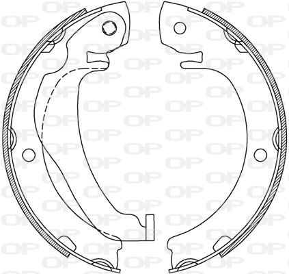 Mâchoires de frein Toyota Corolla Verso 2.2 d-4d kit de freinage arrière