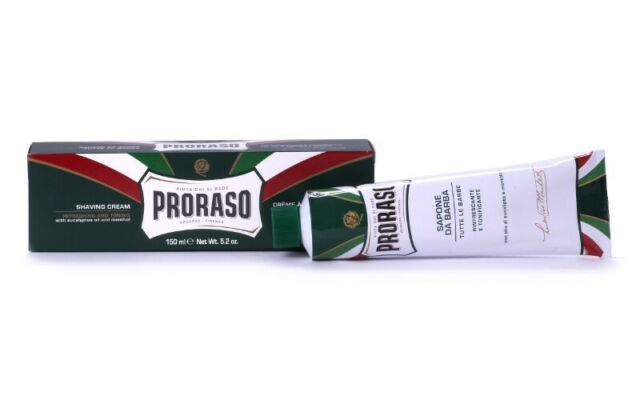 PRORASO italian Shaving Cream, 150 ml - Green Line -