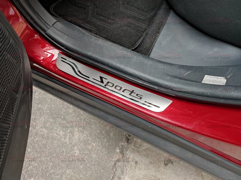 Protector de placa de pie de acero inoxidable para accesorios Kia Rio 22 Foto 4 de 4