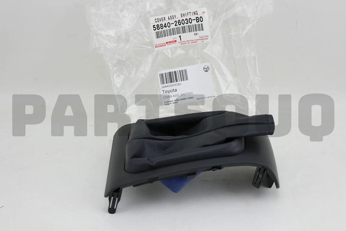 5884026030B0 Genuine Toyota COVER ASSY, SHIFTING HOLE 58840-26030 