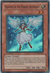 Valkyrie of the Nordic Ascendant - STOR-EN017 - Super Rare - Unlimited Edition x