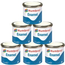HUMBROL Enamel Model Paint 14ml - ALL COLOURS - Matt, Gloss and Satin - Airfix