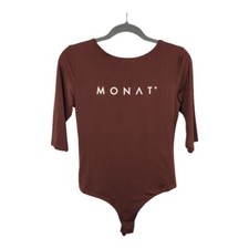 NWT Monat 3/4 Sleeve Bodysuit in Cocoa Size medium