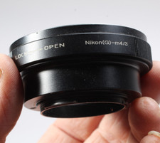 NIKON G MOUNT TO MICRO 4/3 LENS ADAPTER UNBRANDED CLEAN