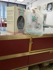 Peter Clown Moving Musical Alarm Clock by Duck House Creepy Clown On Bicycle!