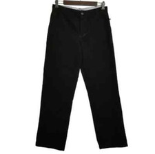 NWT Chaps Boys Black Corduroy Classic Chino Pants Size 18