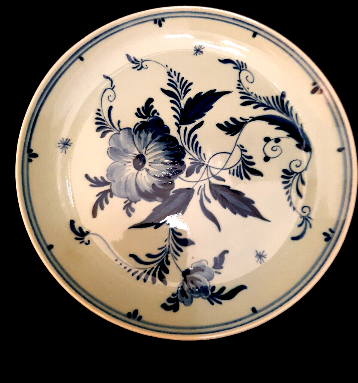 Antique Signed Blue Delft 10 "/ 26 cm Plate Dish Made in Holland eBay