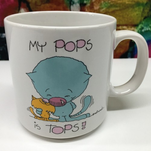 MY POPS IS TOPS! #1 DAD Trophy Russ Coffee Mug Cup Father's Day Old Man Parent - Picture 10 of 12