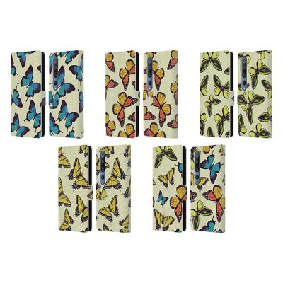 HEAD CASE DESIGNS BUTTERFLY PATTERNS LEATHER BOOK WALLET CASE FOR XIAOMI PHONES