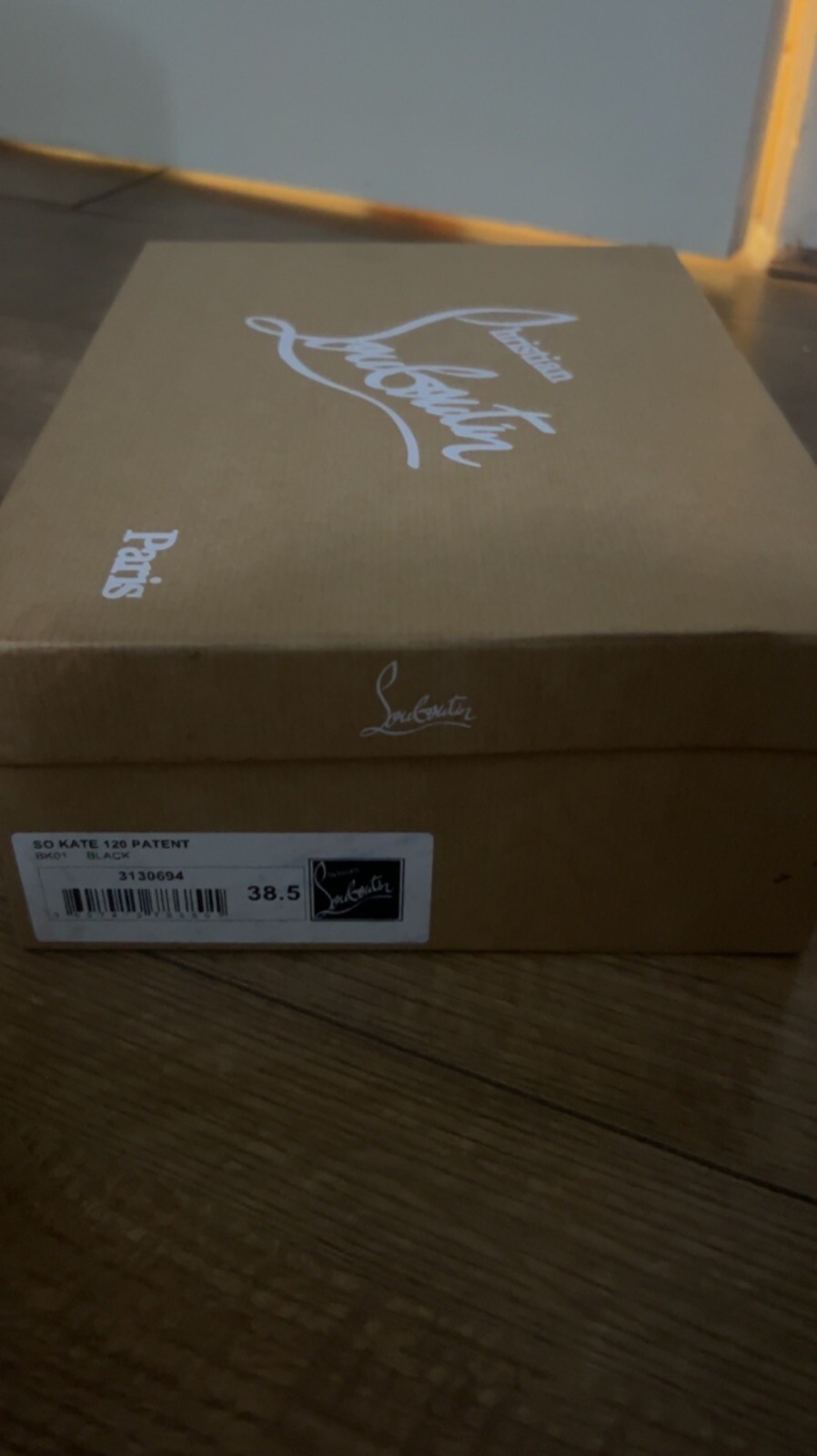 Christian Louboutin So Kate 120 (Black) Patent Heels stiletto Uk 5.5 Eu 38.5