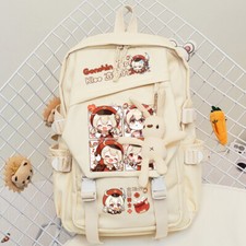 Genshin Impact Klee Anime Cosplay Student Shoulders Bag Backpack Children Gift