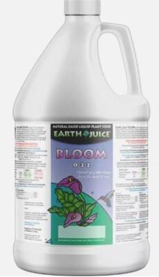Earth Juice Bloom 0-3-2 1 gallon OMRI Organic certified  all-natural nutrients