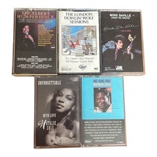 Cassette Tape Lot 5 Natalie Nat King Cole rhythm and blues jazz pop rock soul