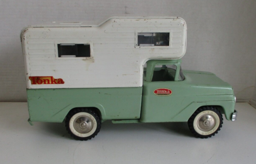 Vintage 1960s Ford Tonka Mint Green Camper Truck