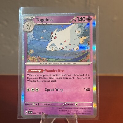 Pokémon TCG Togekiss Surging Sparks 072/191 Holo Rare | eBay