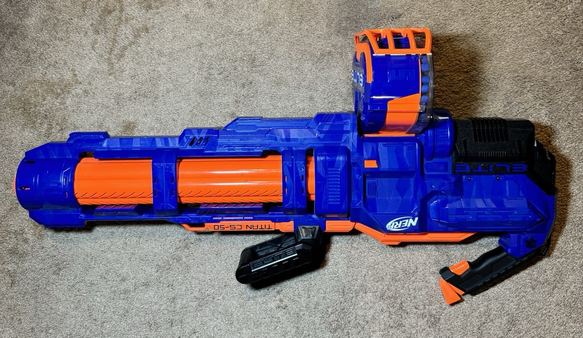 【最終値下げ】NERF TITAN CS-50 Nerf Elite Titan CS-50 toy blaster | eBay