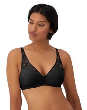 Bali Breathe Cotton Modal Wireless T-Shirt Bra - Black - M