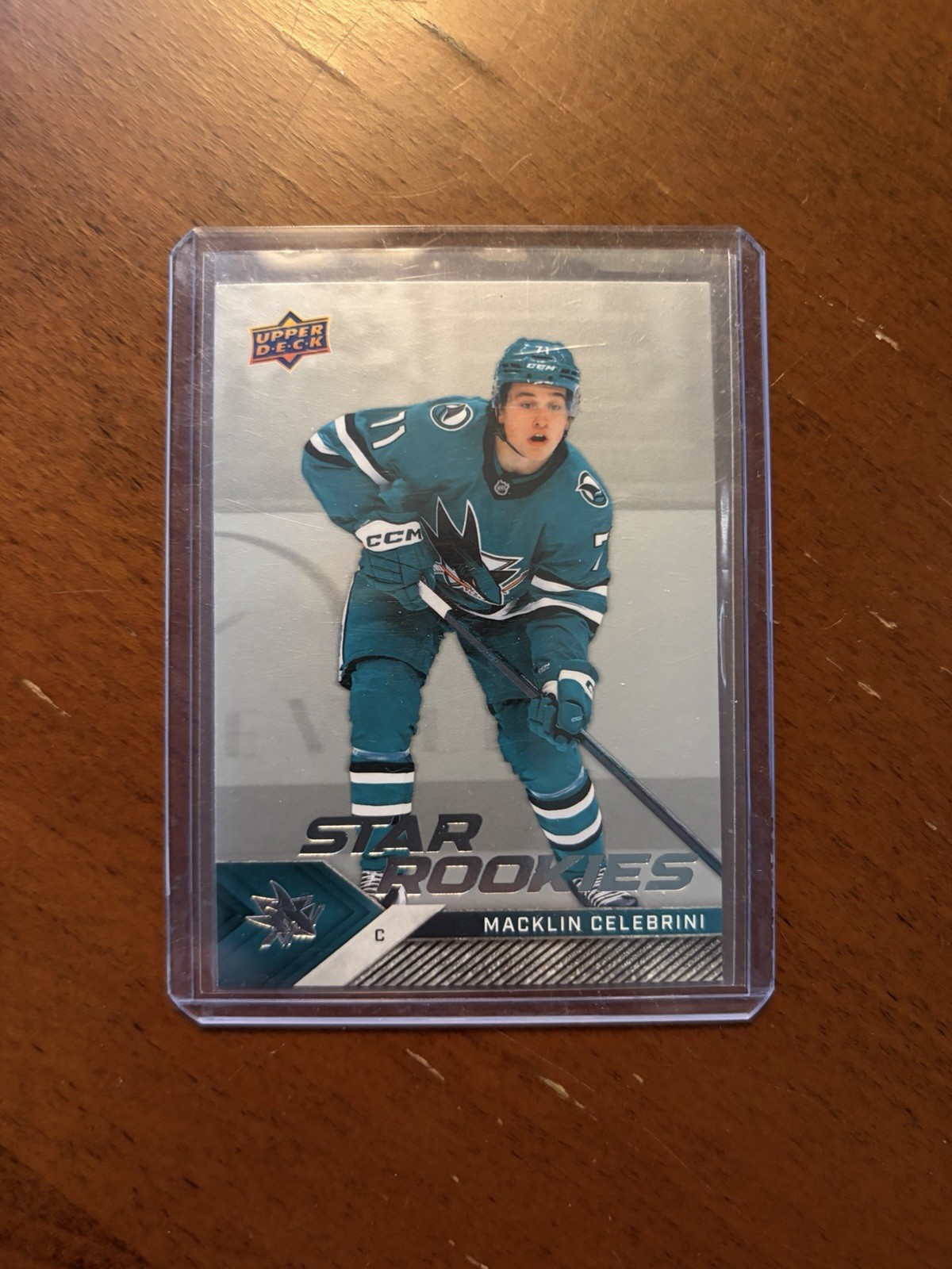 Upper Deck 2024-25 Star Rookies Macklin Celebrini Sharks #13 Rookie Card
