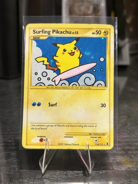 Surfing Pikachu #114 (Rising Rivals (2009))