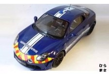 Miniature Car 1/18 Alpine A110 S 2023 Gendarmerie Police Livery Diecast